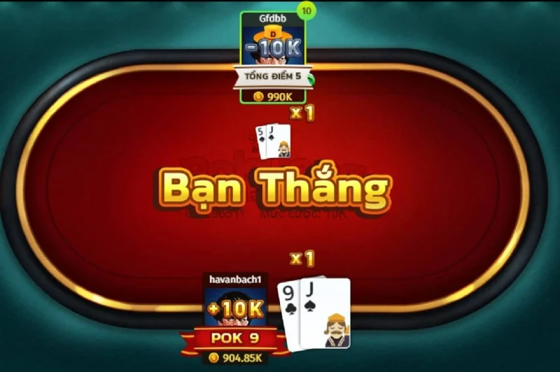 Cách chơi bài Pok Deng có quy tắc tính điểm như thế nào?